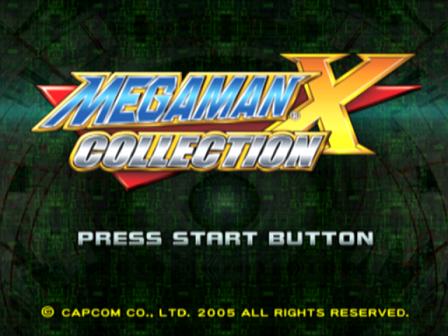 Mega Man X Collection — Title screen
