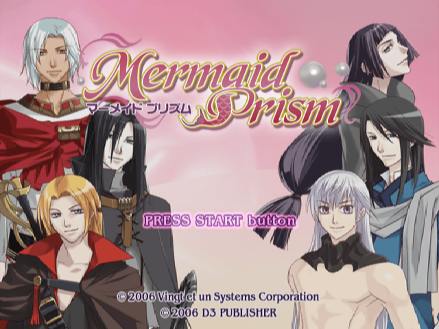 Mermaid Prism — Title screen