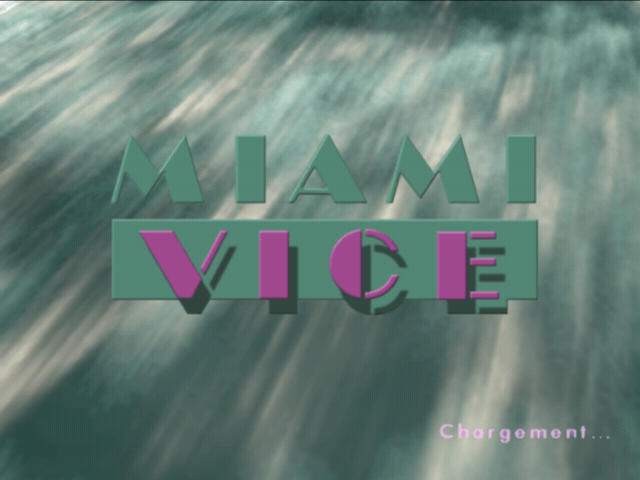 Miami Vice — Title screen