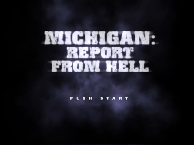 Michigan : Report from Hell — Title screen