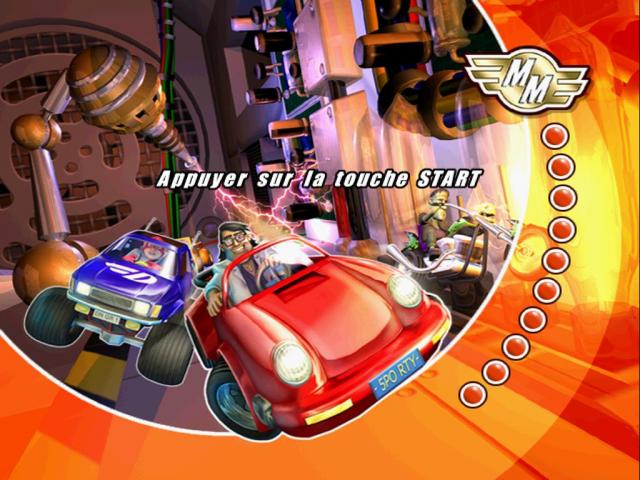 Micro Machines — Title screen