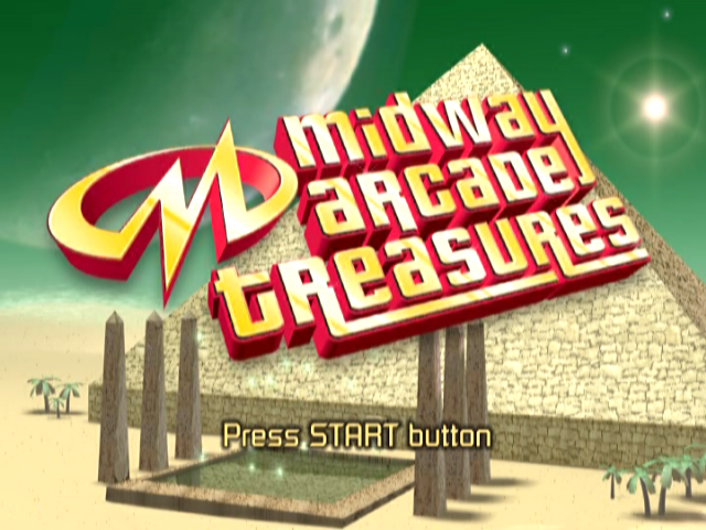 Midway Arcade Treasures — Title screen
