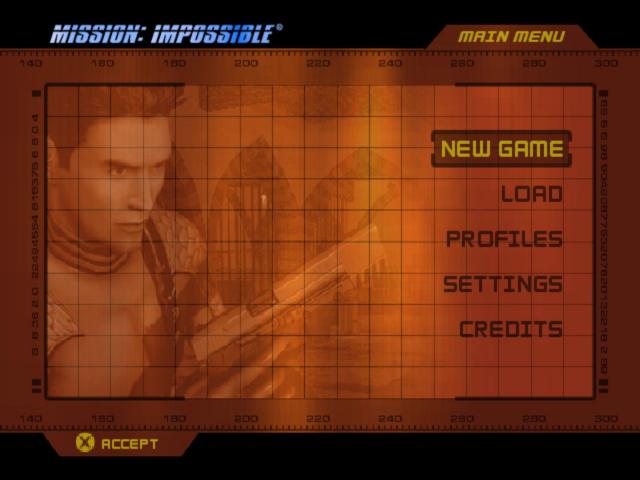 Mission : Impossible : Operation Surma — Title screen