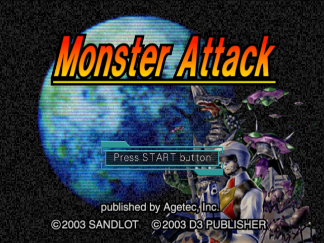 Monster Attack — Title screen