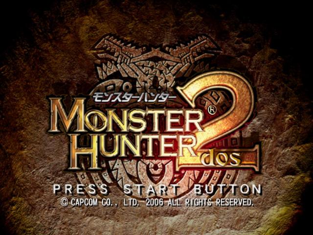 Monster Hunter 2 — Title screen