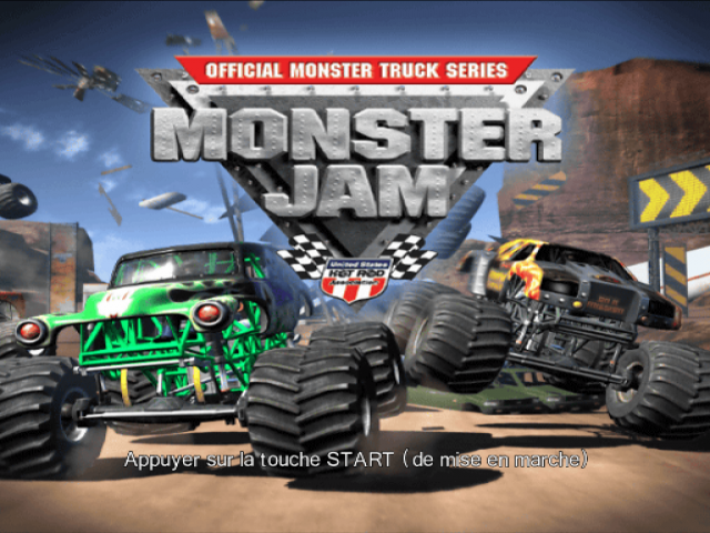 Monster Jam — Title screen
