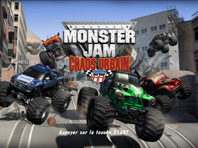 Monster Jam : Urban Assault — Title screen