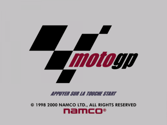 MotoGP — Title screen