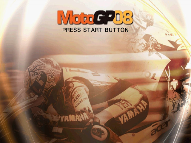 MotoGP 08 — Title screen