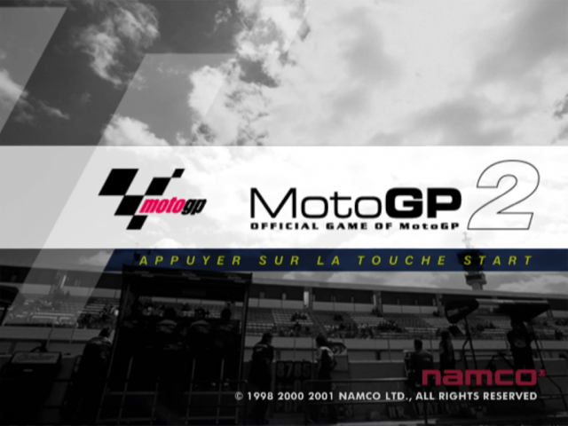 MotoGP 2 — Title screen