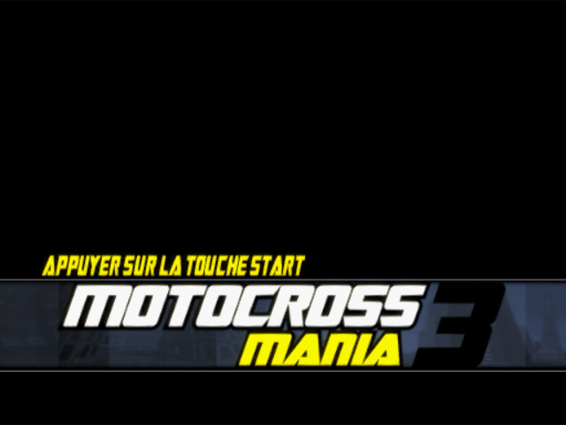 Motocross Mania 3 — Title screen