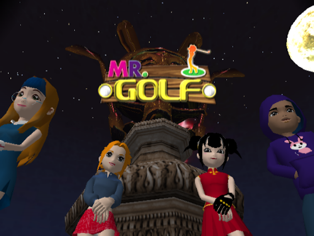 Mr. Golf — Title screen