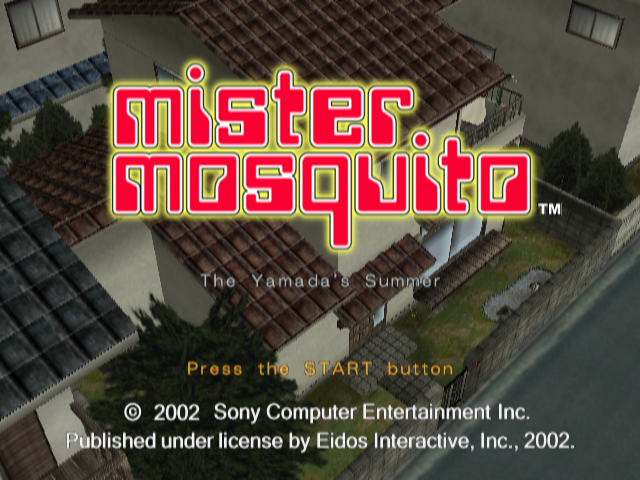 Mr Moskeeto — Title screen
