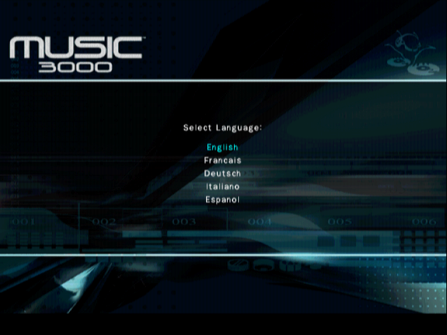 Music 3000 — Title screen