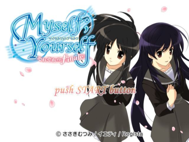 Myself; Yourself : Sorezore no Finale — Title screen
