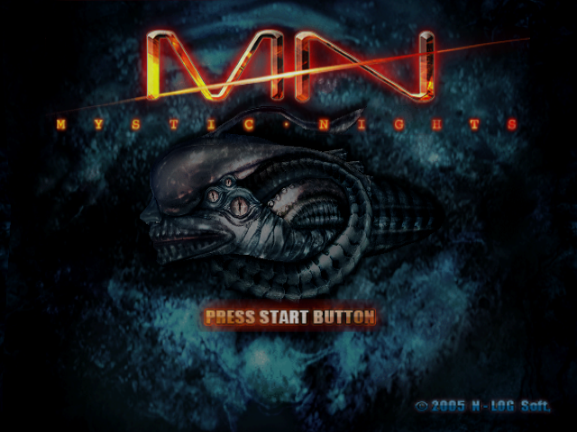 Mystic Nights — Title screen