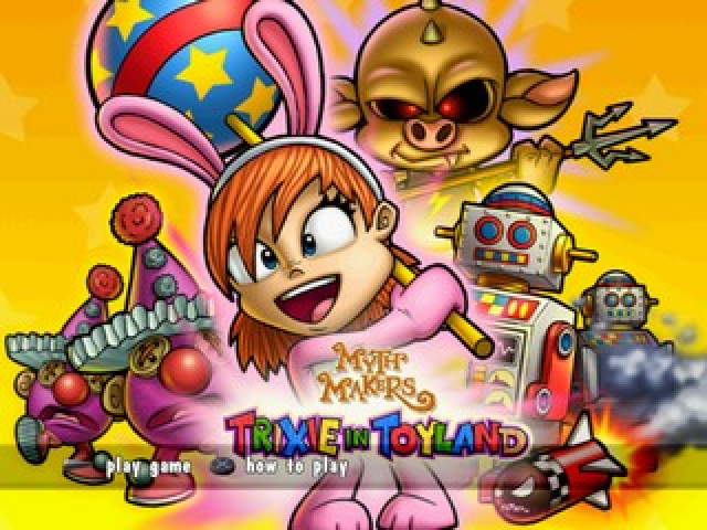 Myth Makers : Trixie in Toyland — Title screen
