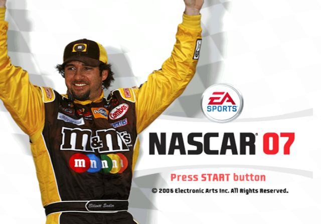 NASCAR 07 — Title screen