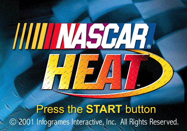 NASCAR Heat 2002 — Title screen