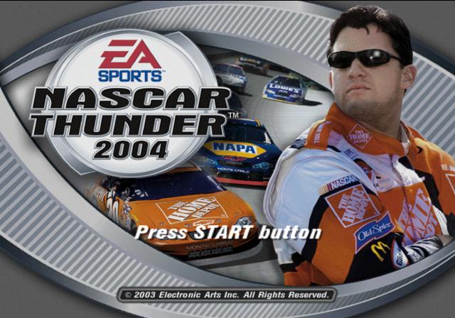NASCAR Thunder 2004 — Title screen