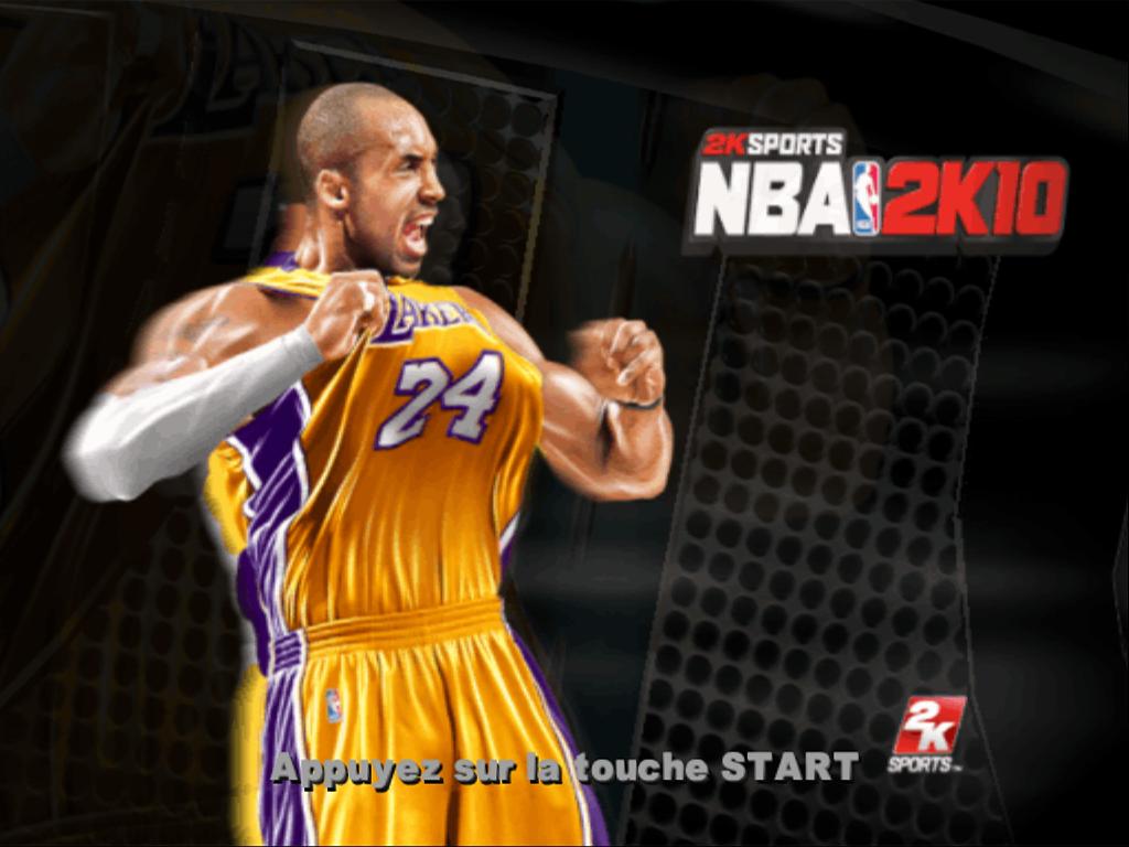 NBA 2K10 — Title screen