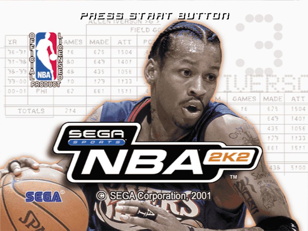 NBA 2K2 — Title screen