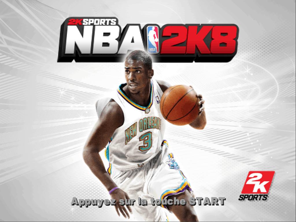 NBA 2K8 — Title screen