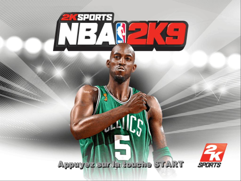 NBA 2K9 — Title screen