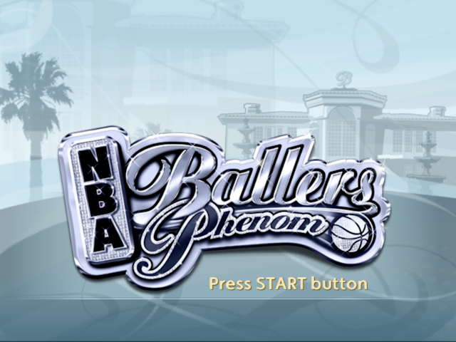 NBA Ballers : Phenom — Title screen