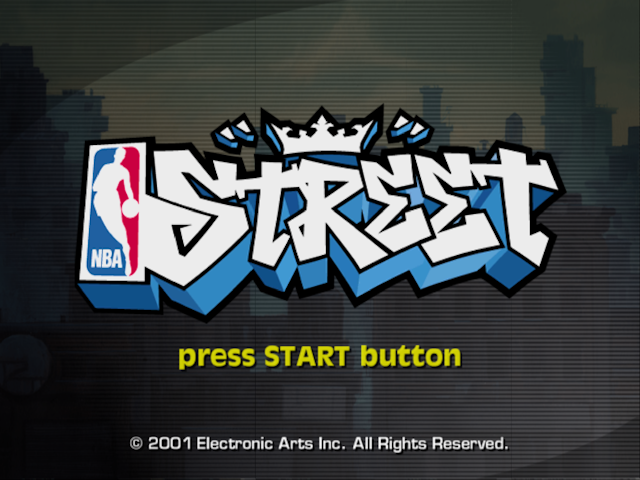 NBA Street — Title screen