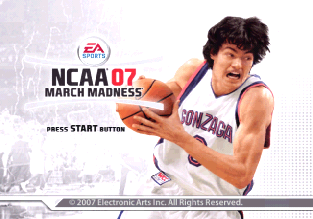 NCAA March Madness 07 — Title screen