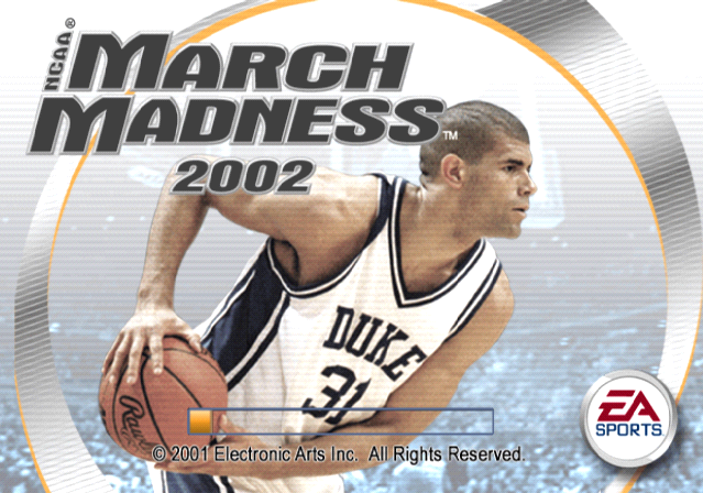 NCAA March Madness 2002 — Title screen