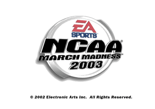 NCAA March Madness 2003 — Title screen