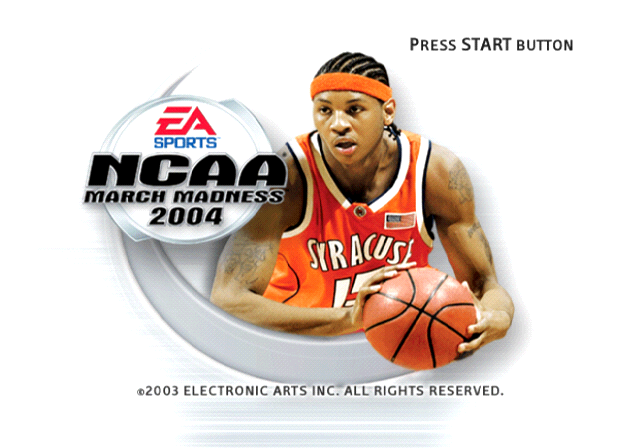 NCAA March Madness 2004 — Title screen