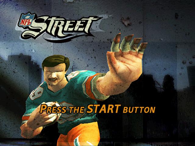 NFL Street — Title screen
