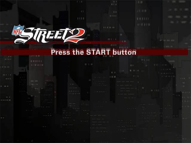 NFL Street 2 — Title screen