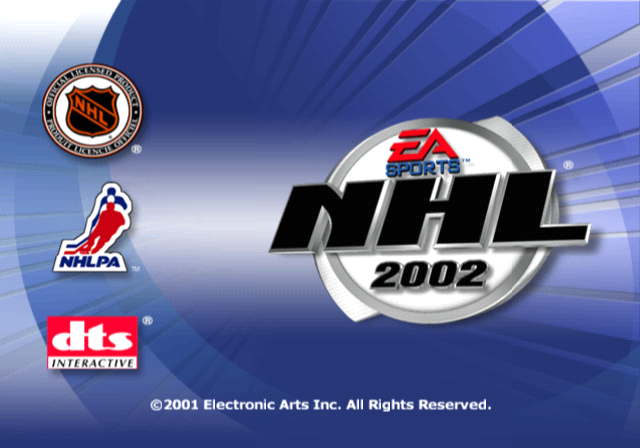 NHL 2002 — Title screen