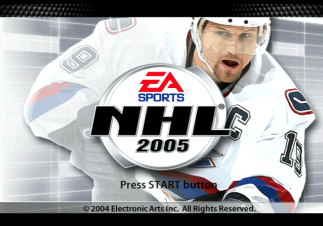 NHL 2005 — Title screen