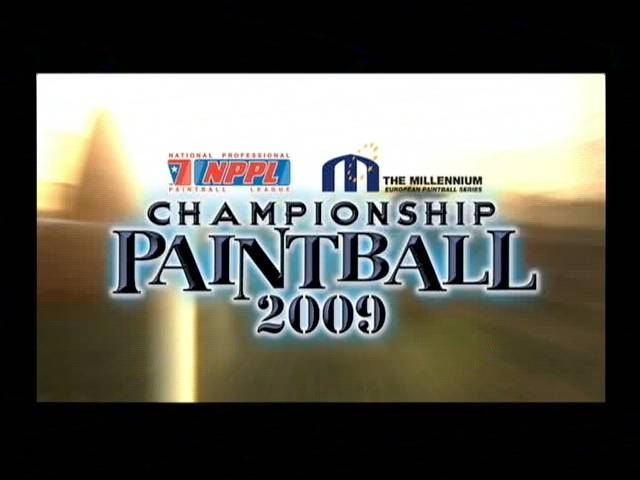 National Professional Paintball League : Championship Paintball 2009 — Title screen