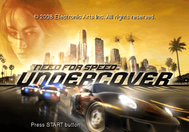 Need for Speed : Undercover — Title screen