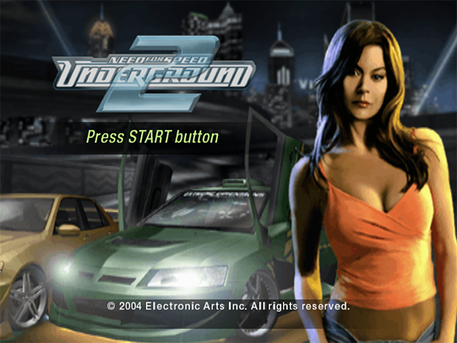 Need for Speed : Underground 2 — Title screen