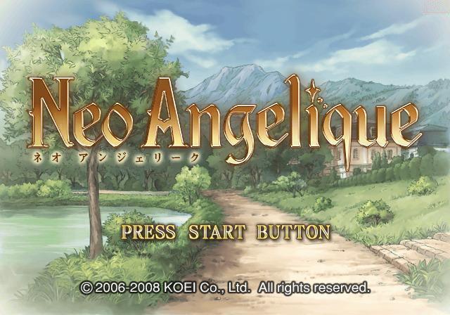 Neo Angelique — Title screen