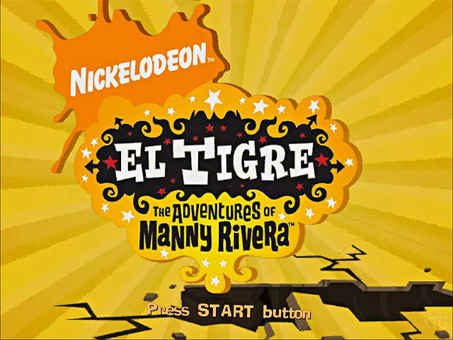 Nickelodeon El Tigre : The Adventures of Manny Rivera — Title screen
