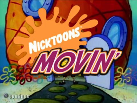 Nickelodeon SpongeBob SquarePants : Movin' with Friends — Title screen