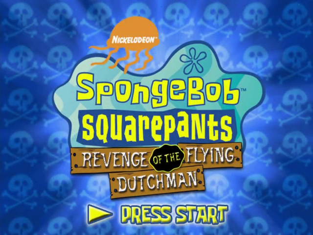 Nickelodeon SpongeBob SquarePants : Revenge of the Flying Dutchman — Title screen
