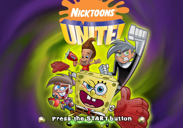Nickelodeon SpongeBob SquarePants and Friends Unite! — Title screen