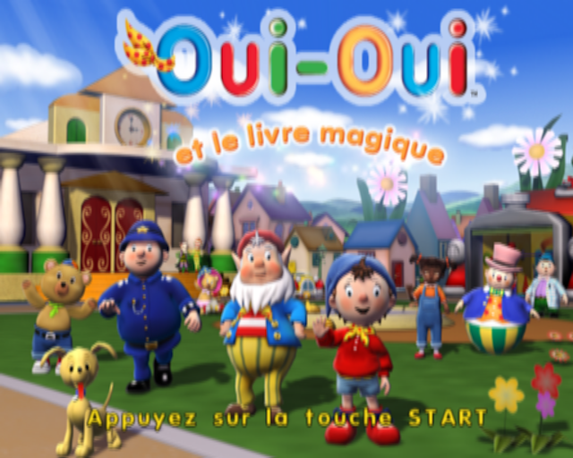 Noddy and the Magic Book — Title screen