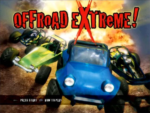 Offroad Extreme! — Title screen