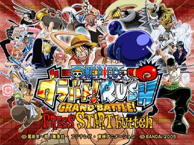 One Piece : Grand Battle — Title screen