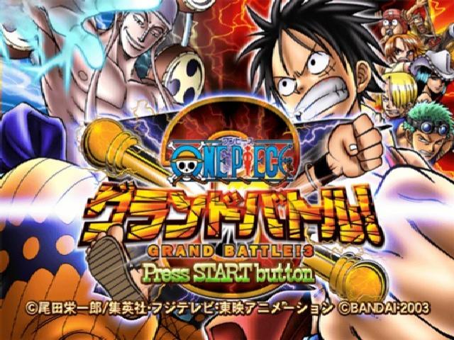 One Piece : Grand Battle! 3 — Title screen
